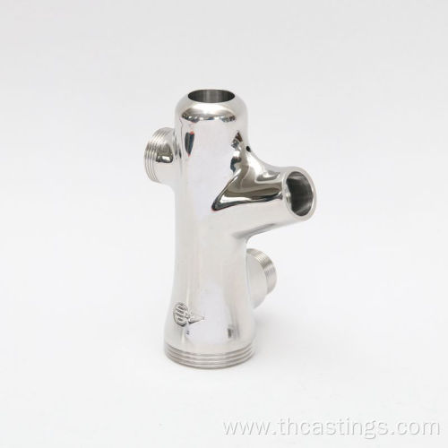 mirror polished stainless steel faucet with cnc machining